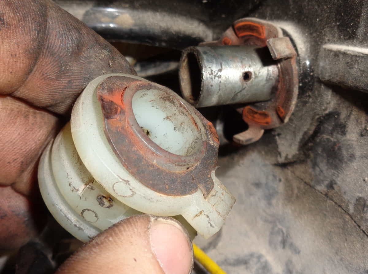 retirada polea cambio a bici vespino