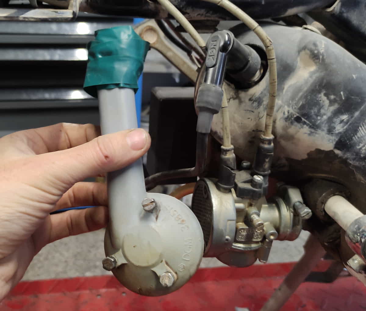 Racord admisión vespino SX