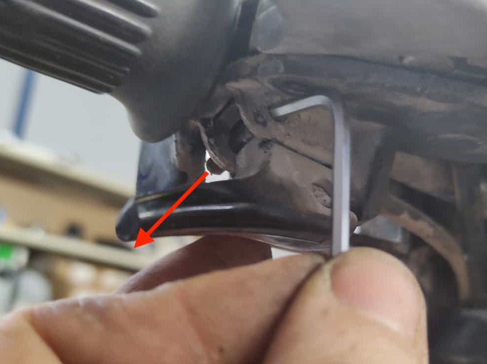 Extractor pasador maneta descompresor