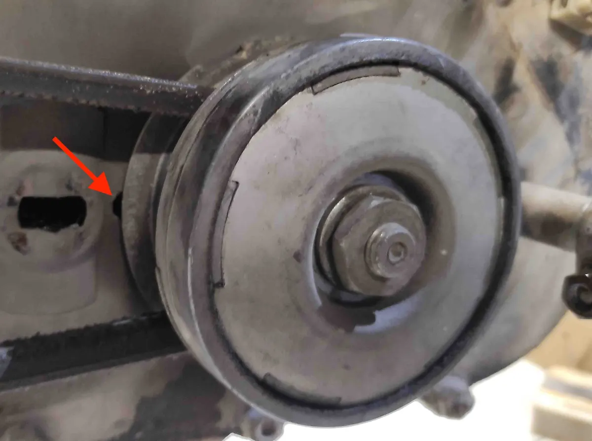 Alojamiento bloqueo variador vespino