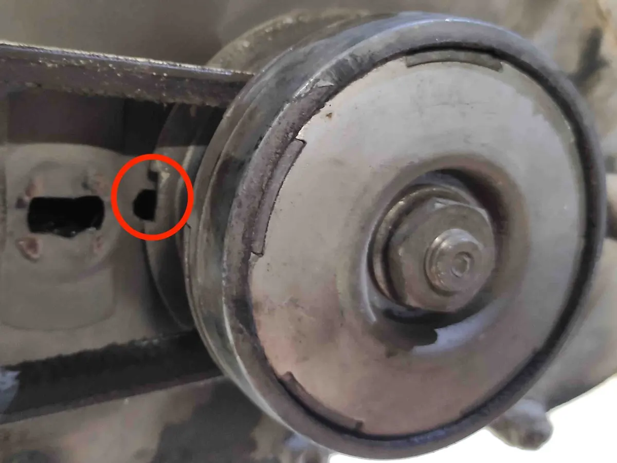 Alineación Alojamiento bloqueo variador vespino