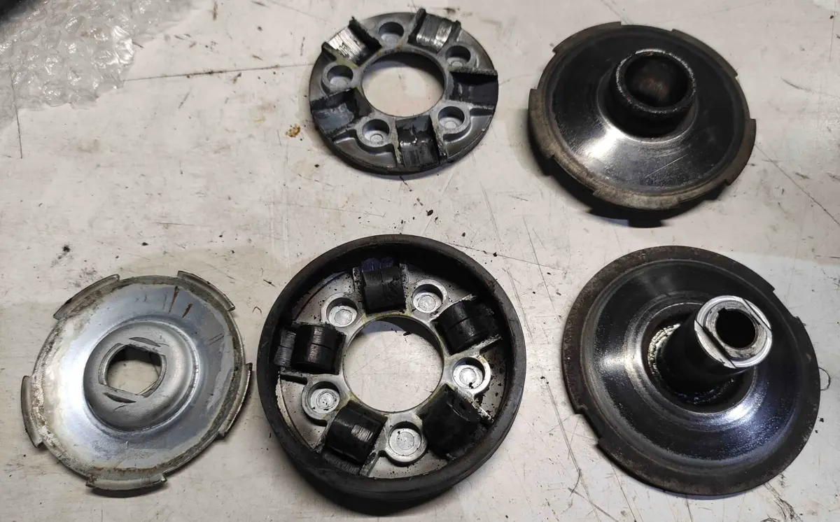 Variador de vespino desmontado