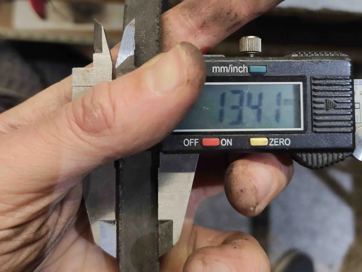 Grosor correa Vespino