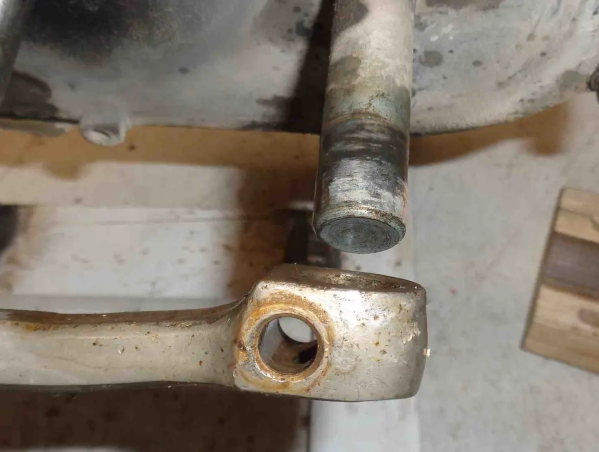 extracción de pedal de vespino