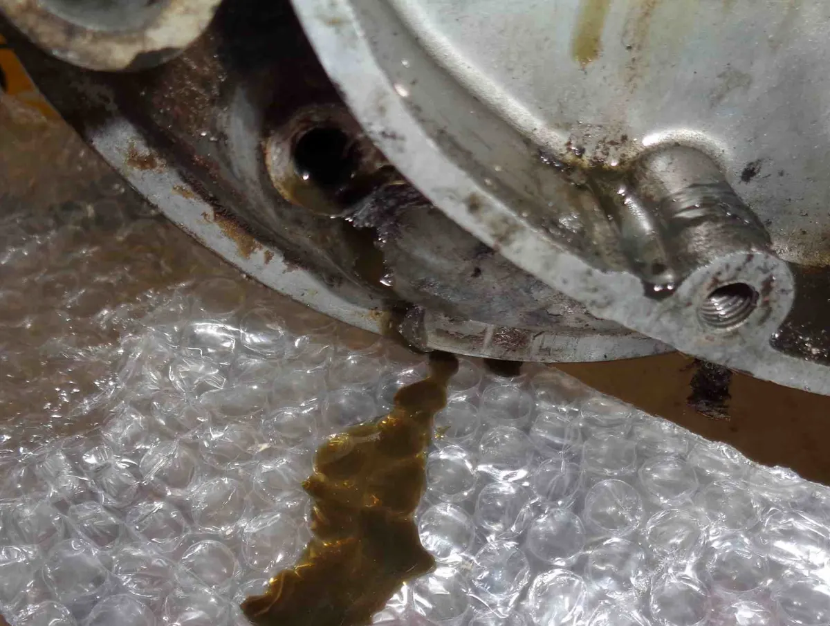 Vaciado aceite reductora vespino