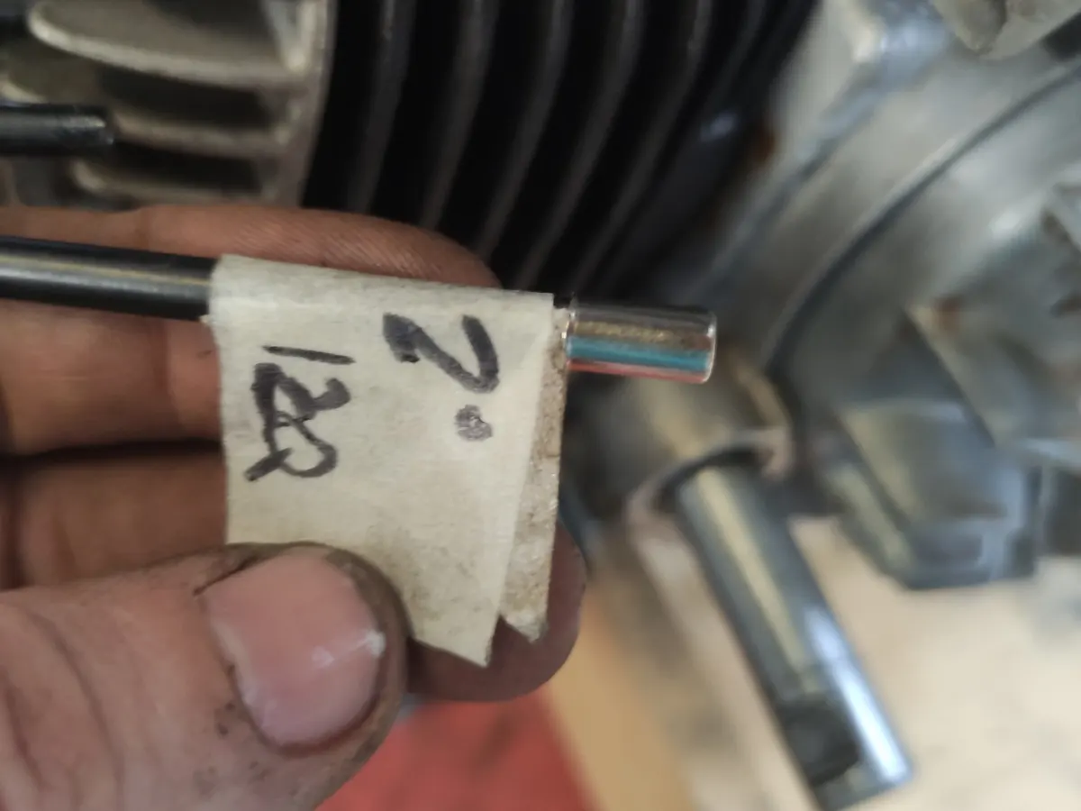 Termnal de Funda de Cable en proceso de montaje