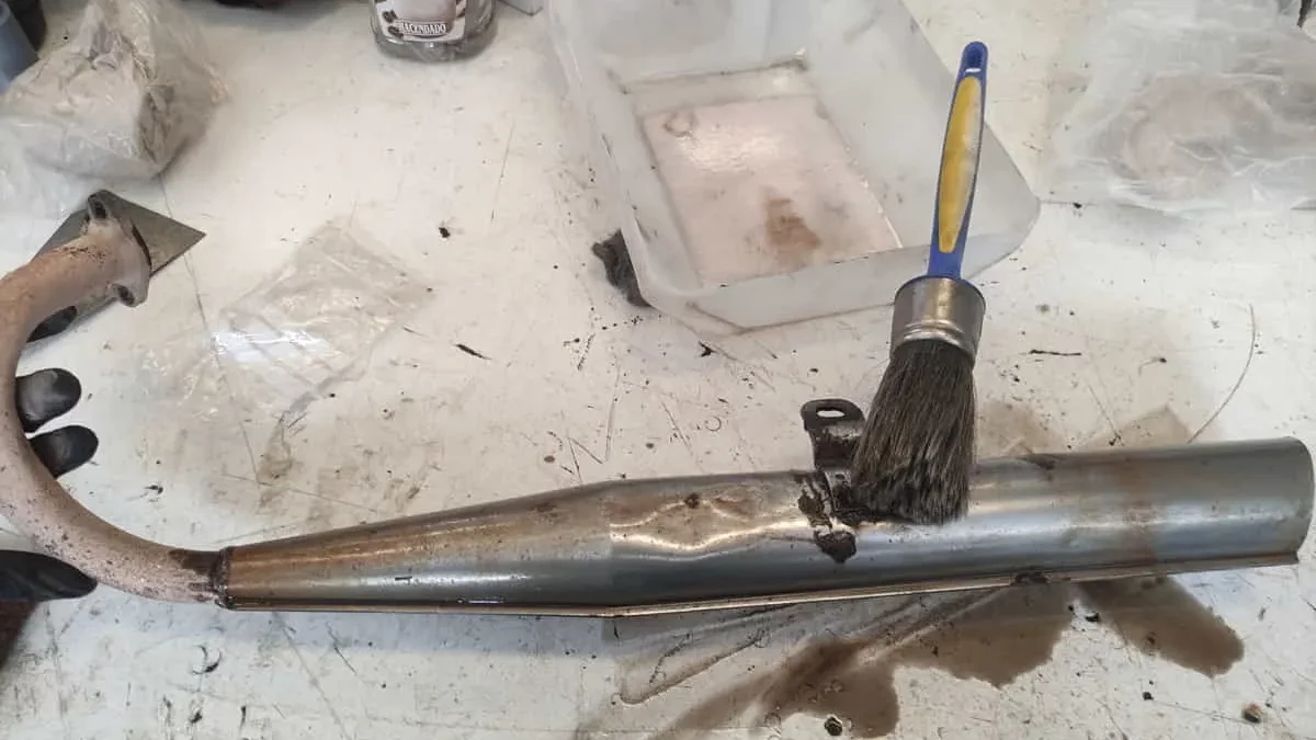 Limpieza de Escape original de Vespino