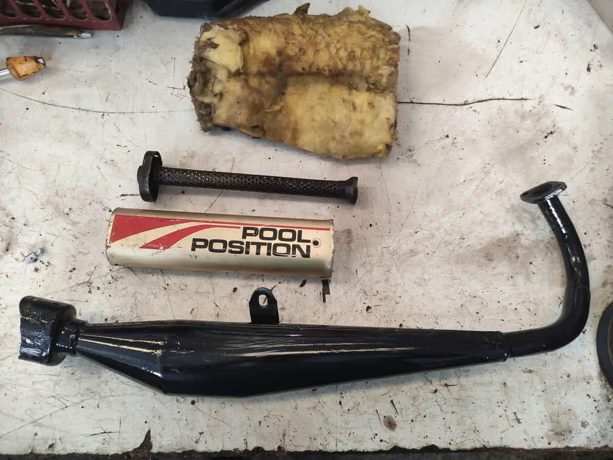 Escape Pool Position para Vespino listo para montarse