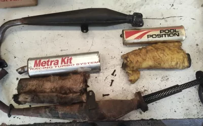 Limpiar y Pintar Escapes de Vespino SC