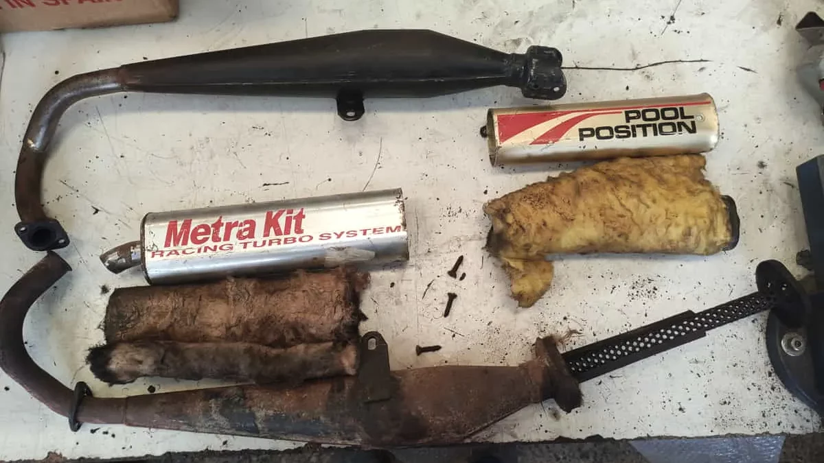 tubarros de Vespino desmontados