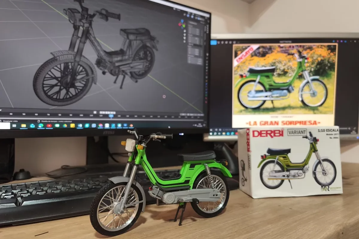 Maqueta Derbi Variant 1977